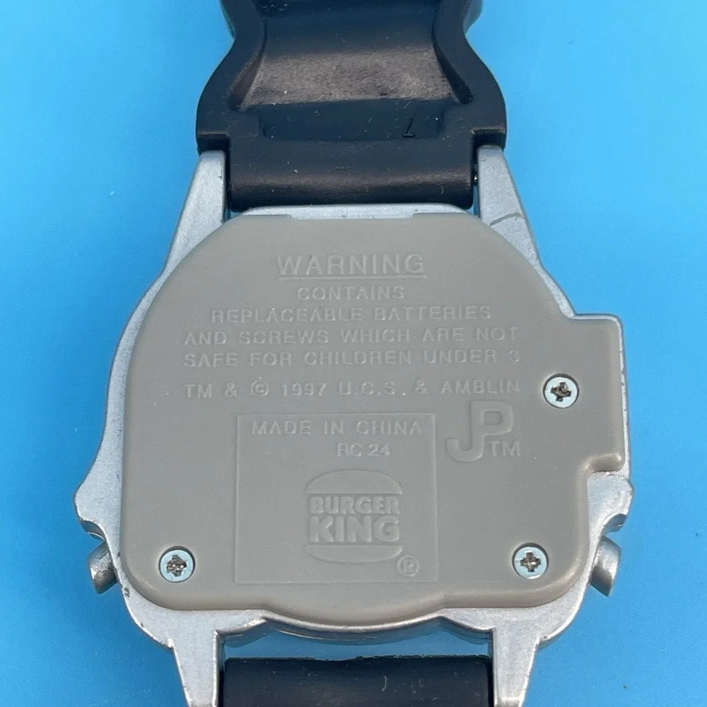 VTG 1997 Burger King Jurassic Park The Lost World Digital Watch Dinosaur